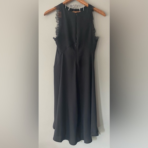 NEW! H&M high low lace black dress 8 Great Condition! Little black summer dress! - Picture 4 of 6